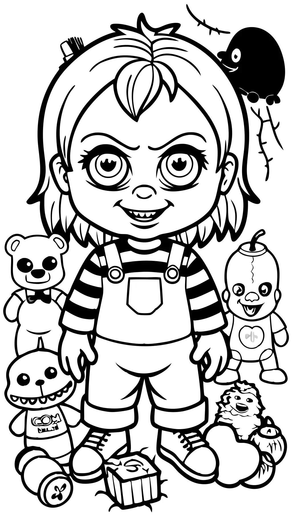 Páginas para colorear Chucky